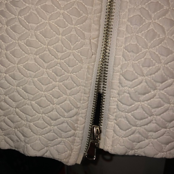 Cache White Quilted Jacket Size Small - Picture 4 of 7